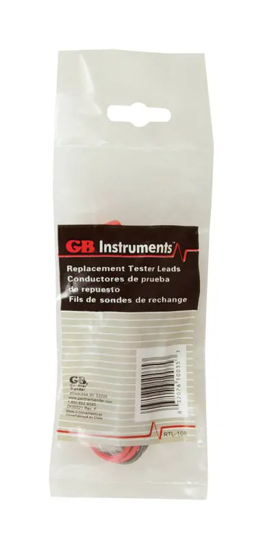 Gardner Bender Mid-Length Test Leads With Insulated Tips – Two-Piece Set (Rtl-108) 1