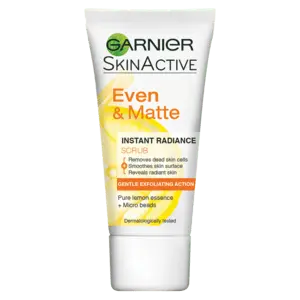 Garnier Even & Matte Gentle Exfoliating Face Scrub – 100Ml 1