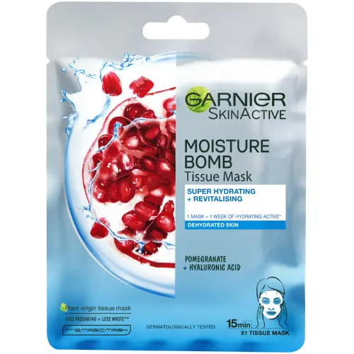 Garnier Moisture Bomb Tissue Mask – Revitalising Hydration 1