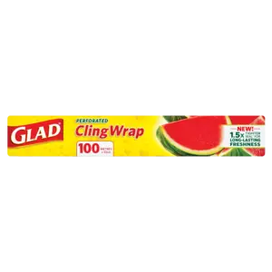 Glad 100-Meter Perforated Plastic Wrap Roll 1