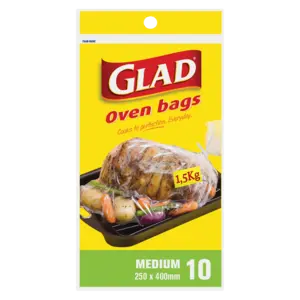 Glad Medium Oven Cooking Bags – 10-Pack 1