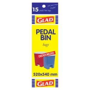 Glad Step-On Bin Liners – 15-Pack 1