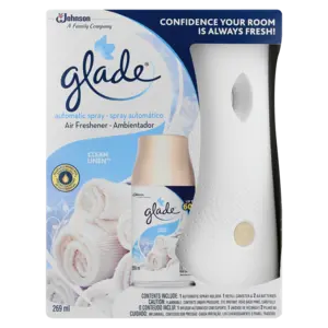 Glade Clean Linen Automatic Scented Aerosol Air Freshener 1