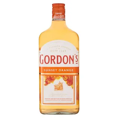 Gordon'S Sunset Orange Flavoured Gin – 750Ml Bottle 1