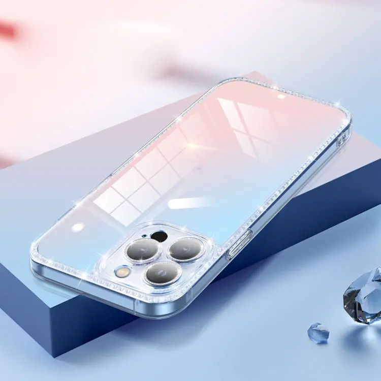 Gradient Grey & Orange Lens Protector Glass – Iphone 13 Pro Max Tempered Screen Guard 1