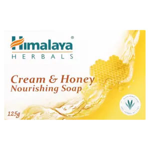Himalaya Cream & Honey Nourishing Soap Bar – Moisturizing Cleansing, 125G 1