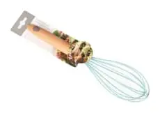 Homezaza Flexible Blue Food-Grade Silicone Whisk 1