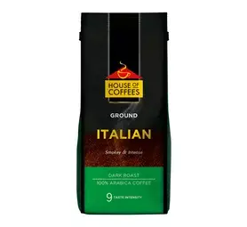 House Of Coffees Italian Blend Ground Coffee – 250G 1