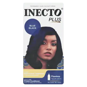 Inecto Plus Blue-Black Hair Colour – 50Ml 1