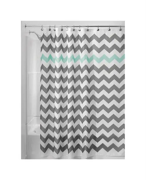 Interdesign Aruba Gray Peva Shower Curtain – 2-Pack (Model 43023) 1