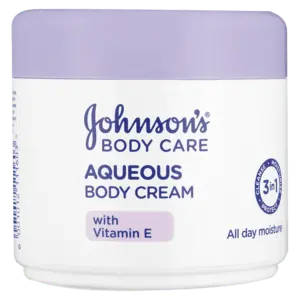 Johnson'S Vitamin E Aqueous Body Cream – 350Ml Rich, Non-Greasy Moisturizer 1