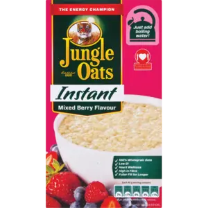 Jungle Oats Instant Mixed Berry Porridge – 750G 1