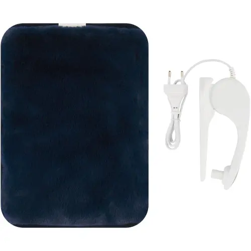 Kambrook Navy Electric Hot Water Bottle With Carry Pouch 1