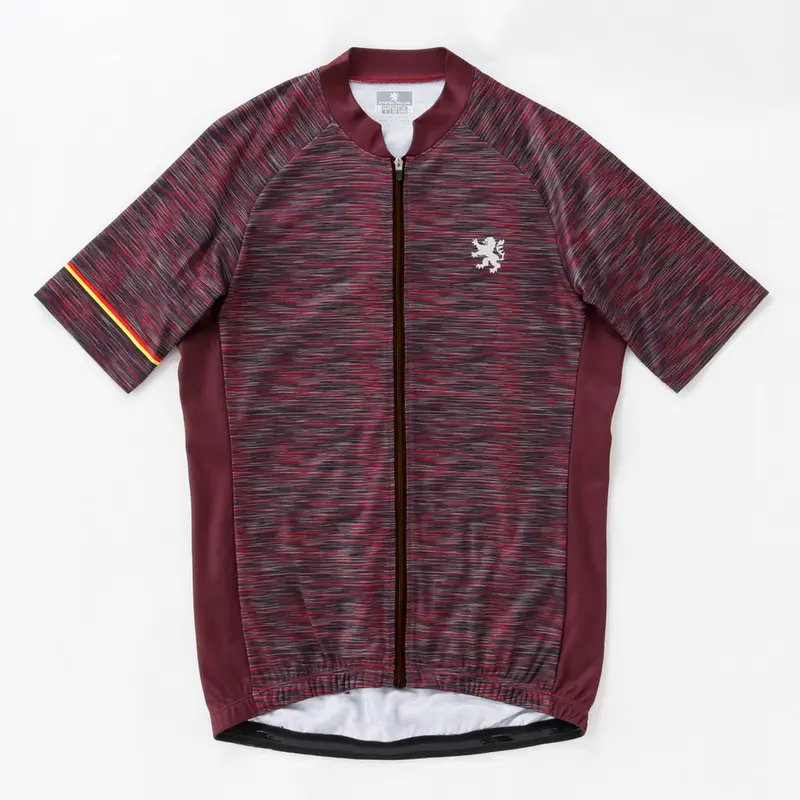 Kapelmuur Melange Cycling Jersey – Plum (Kphs1033Ki) 1