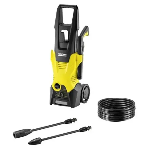 Kärcher K3 Home Pressure Washer – Portable Black And Yellow System 1