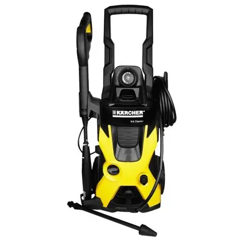 Kärcher K4 Classic Electric Pressure Washer – Compact Black And Yellow Model 1