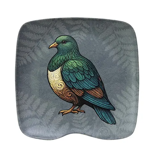 Kererū Bird Design Bamboo Spoon Rest 1