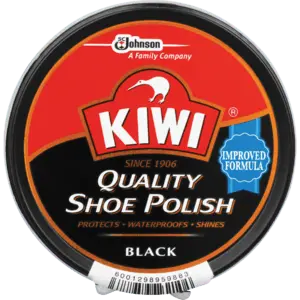 Kiwi Black Shoe Polish – 100Ml Deep-Pigment, High-Shine Cream 1