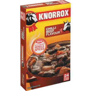Knorrox Chilli Beef Stock Cubes – 24-Count Box 1