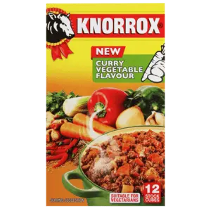 Knorrox Curry Vegetable Stock Cubes – 12-Count Box 1