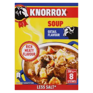Knorrox Oxtail Instant Soup – 200G Pack 1