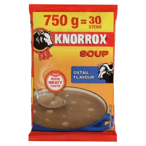 Knorrox Oxtail Instant Soup – 750G Re-Sealable Bag 1