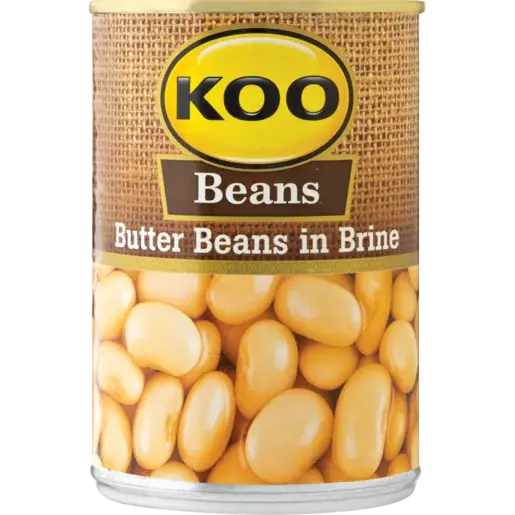 Koo Butter Beans In Brine – 410G Canned Legumes 1