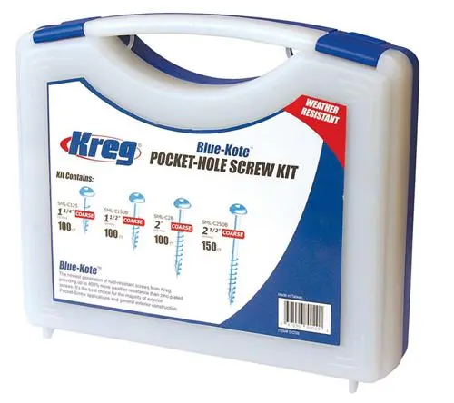 Kreg Pocket-Hole Screw Project Kit – Starter Bundle (Sk03) 1