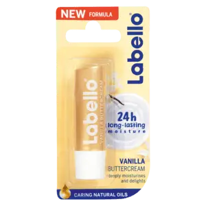 Labello Vanilla Buttercream Lip Balm – 4.8G Nourishing, Scented Moisturizing Balm 1