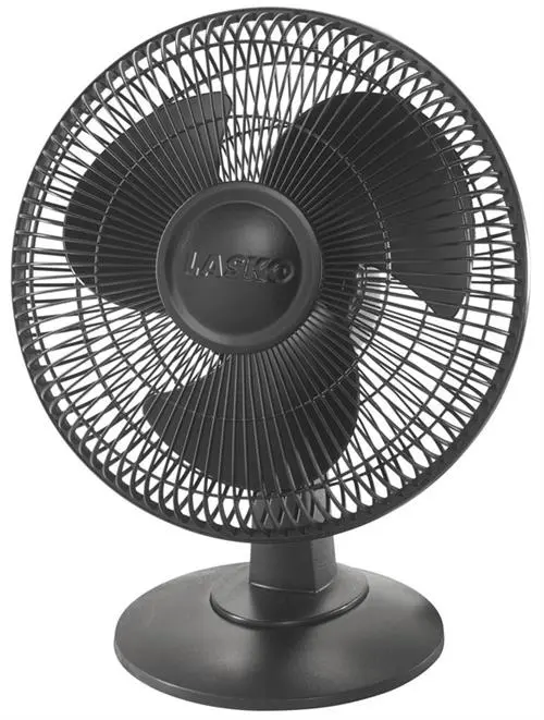 Lasko 12-Inch Table Fan In Sleek Black With 3 Speeds (Model 2017) 1