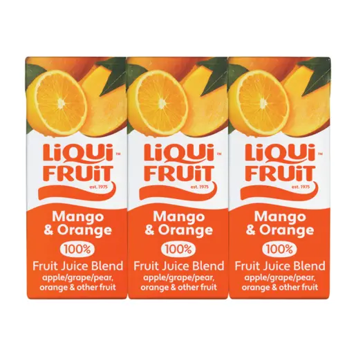 Liqui-Fruit Mango & Orange Flavour Juice Blend – 6 × 200 Ml 1