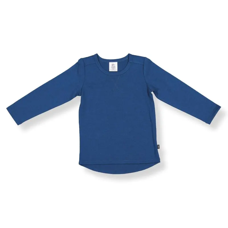 Little Flock Of Horrors Wyatt Long-Sleeve Tee – Gibraltar Blue 1