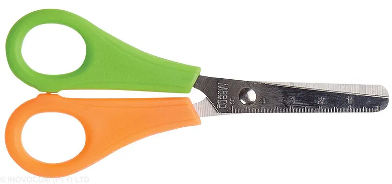 Meeco Left-Handed Scholastic Scissors – 130 Mm Comfort Grip 1