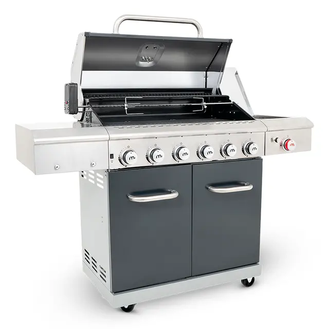 Megamaster Apex Series 6-Burner Gas Braai For Patios 1