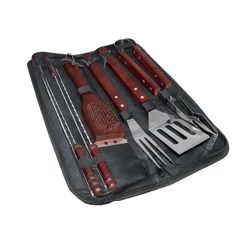 Megamaster Ba0377 Braai Gift Set – 8-Piece Outdoor Grilling Bundle 1
