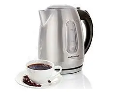 Mellerware Milan Cordless Kettle – 1.7L Stainless Steel, 360° Swivel Base, 2200W 1