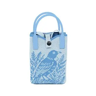 Mini Crossbody Bag – Tui Bird Patterned Style 1