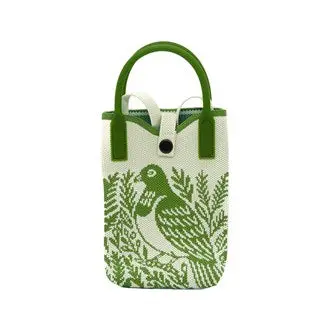 Mini Crossbody Bag – Wood Pigeon Illustration Design 1