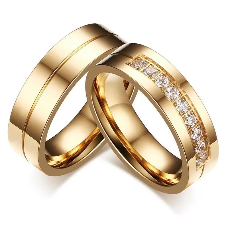 Minimalist Gold-Tone Stackable Rings – Unisex Fashion Set 1