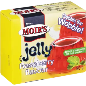 Moir’S Raspberry Jelly Dessert Mix – 80G Sachet 1