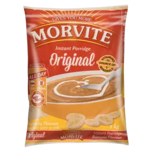 Morvite Banana Flavoured Instant Porridge – 1Kg 1