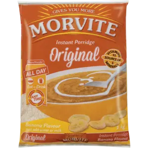 Morvite Banana Instant Porridge – 1Kg 1