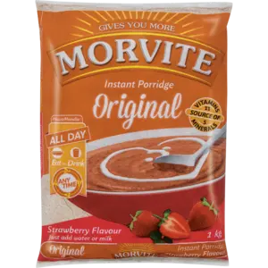 Morvite Strawberry Instant Porridge – 1Kg 1
