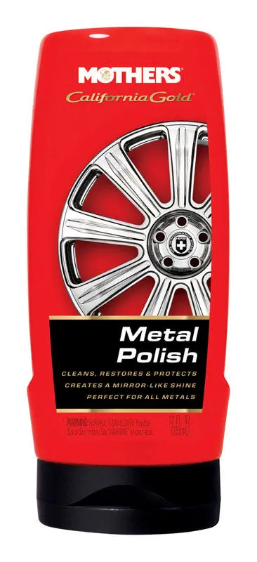 Mothers California Gold Metal Polish – 12-Ounce Shine Restorer For Chrome And Aluminum 1