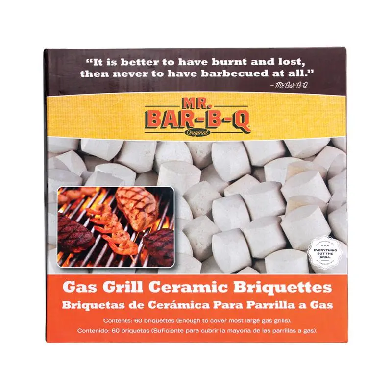 Mr. Bar-B-Q All-Natural Ceramic Briquettes – 7 Lb Bag, Original Formula (06000Y) 1