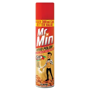 Mr. Min 5-Guard Almond Scented Wood Polish – 300Ml Rich Conditioning 1