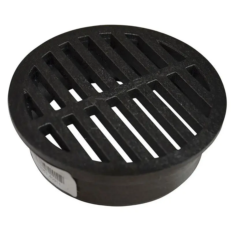 Nds 4-Inch Round Black Drain Grate (Model 11) 1