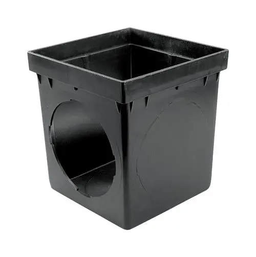 Nds 9-Inch Dual-Opening Black Catch Basin (Model 900) 1