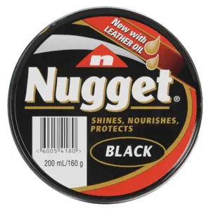 Nugget Black Shoe Polish – 200Ml Premium Coverage Formula 1