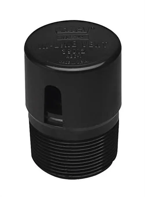 Oatey 39012 2-Inch Abs In-Line Vent Fitting For Drain-Waste-Vent Systems 1